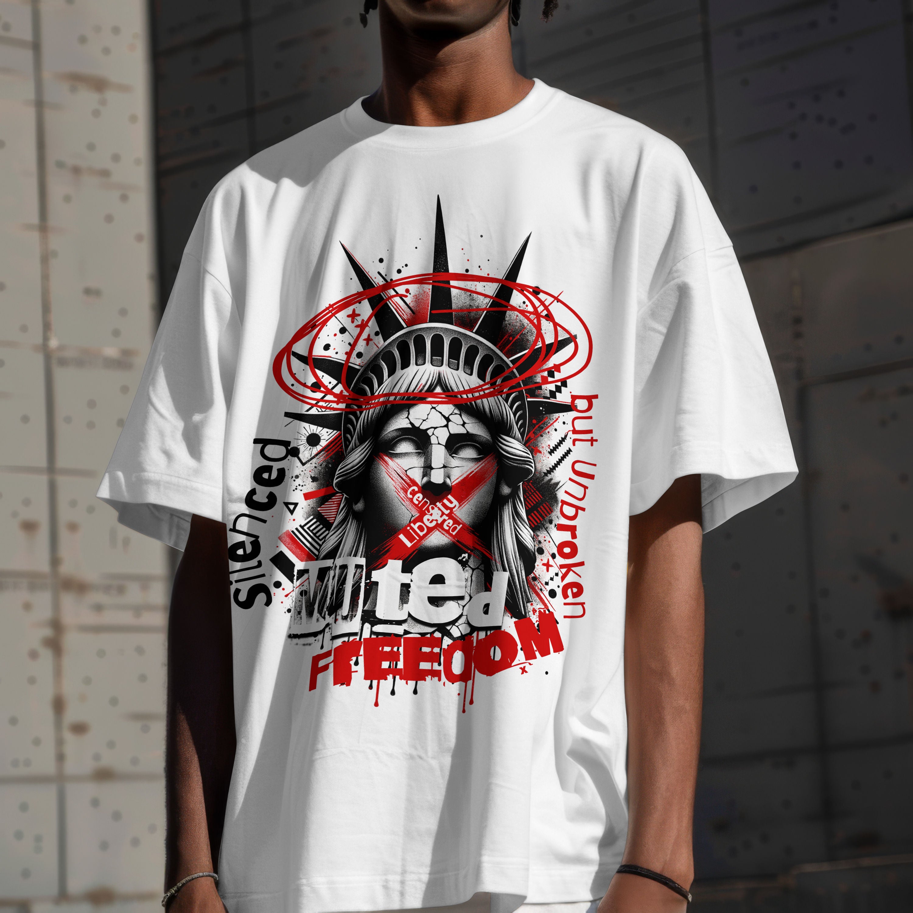 MutedFreedom Oversized Tee